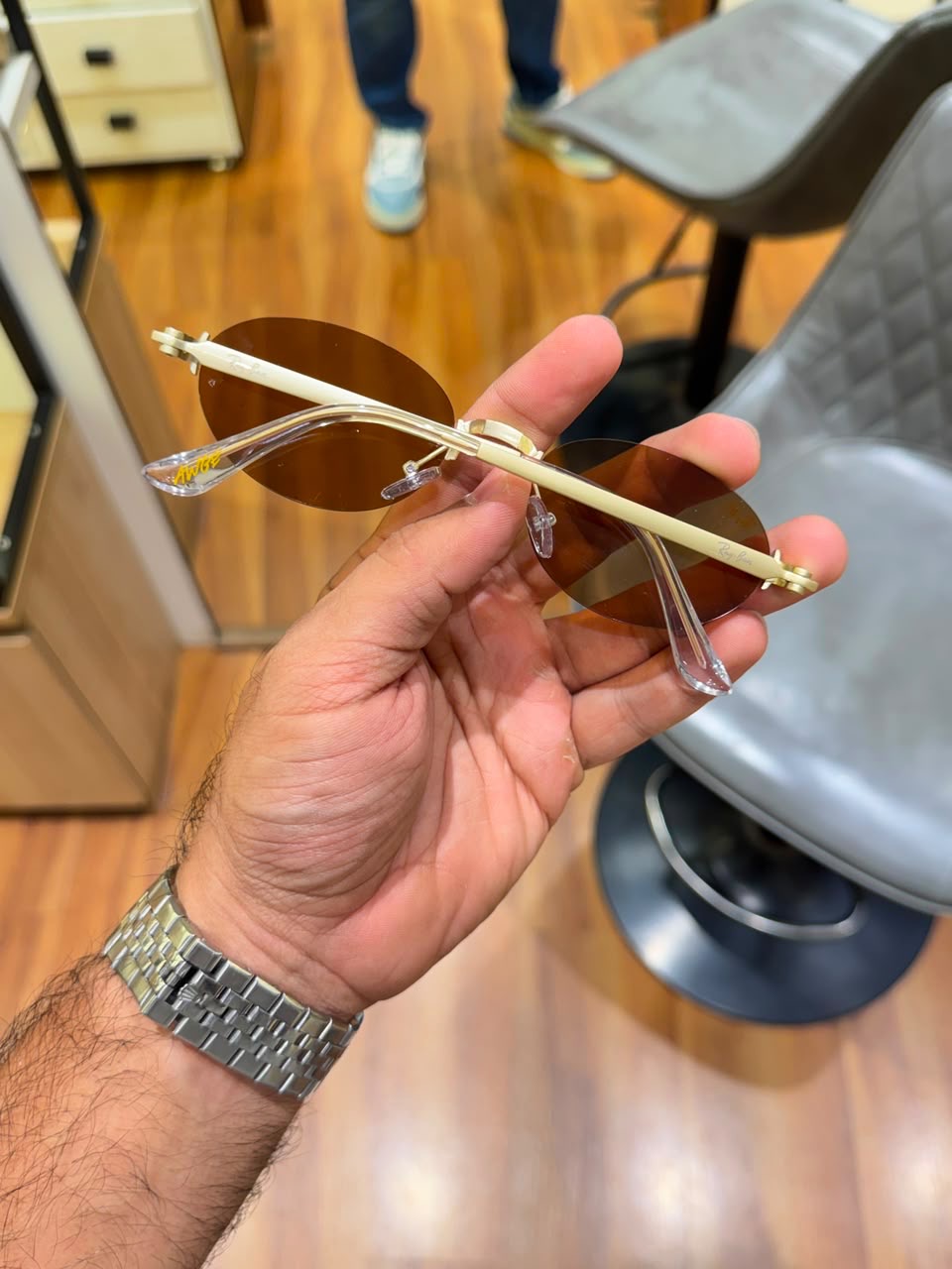 SK ASAP ROCKY EDITION GOLD BROWN OVAL