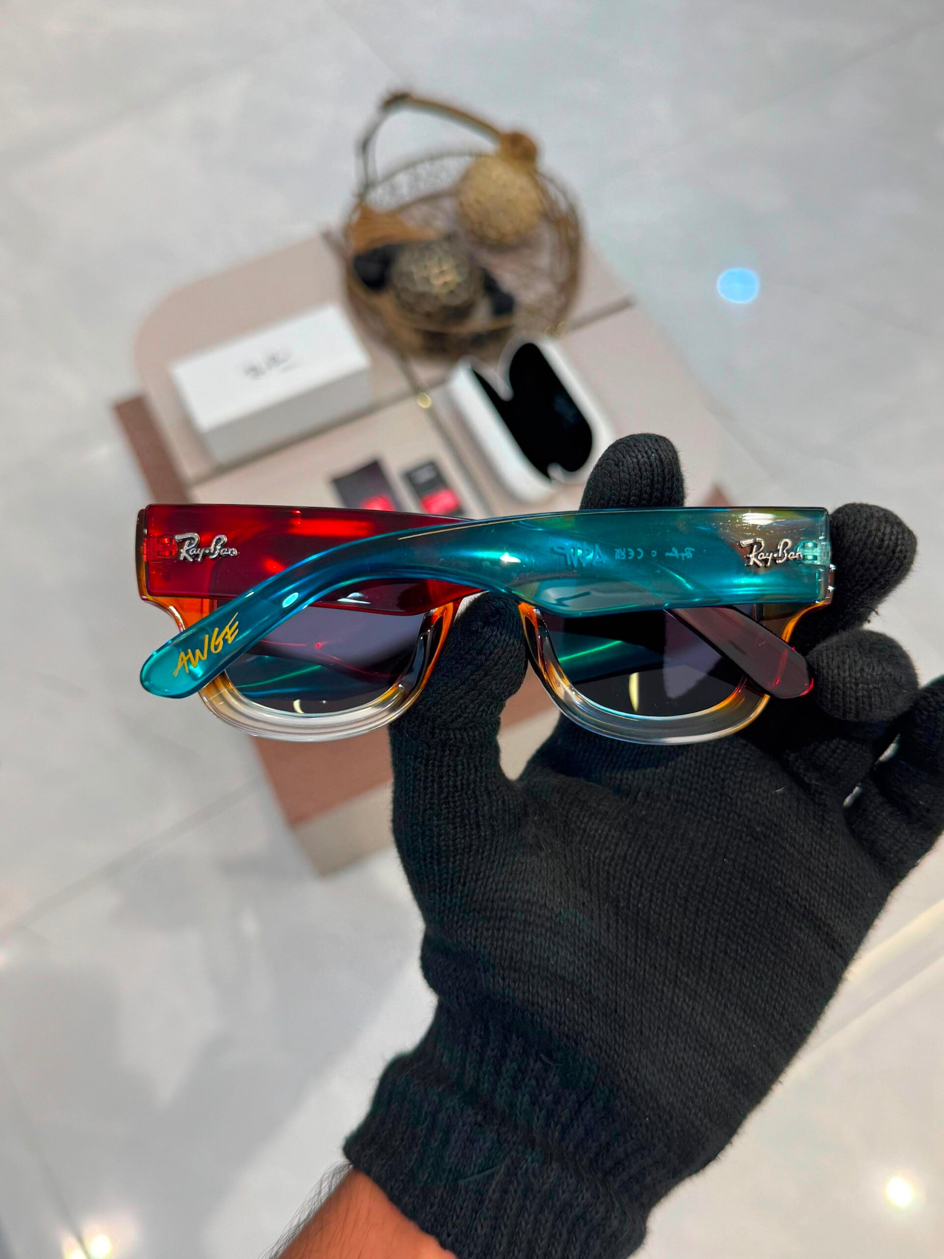 SK PUFFER EDITION (Amber Tortoiseshell / Havana with Burgundy temples)