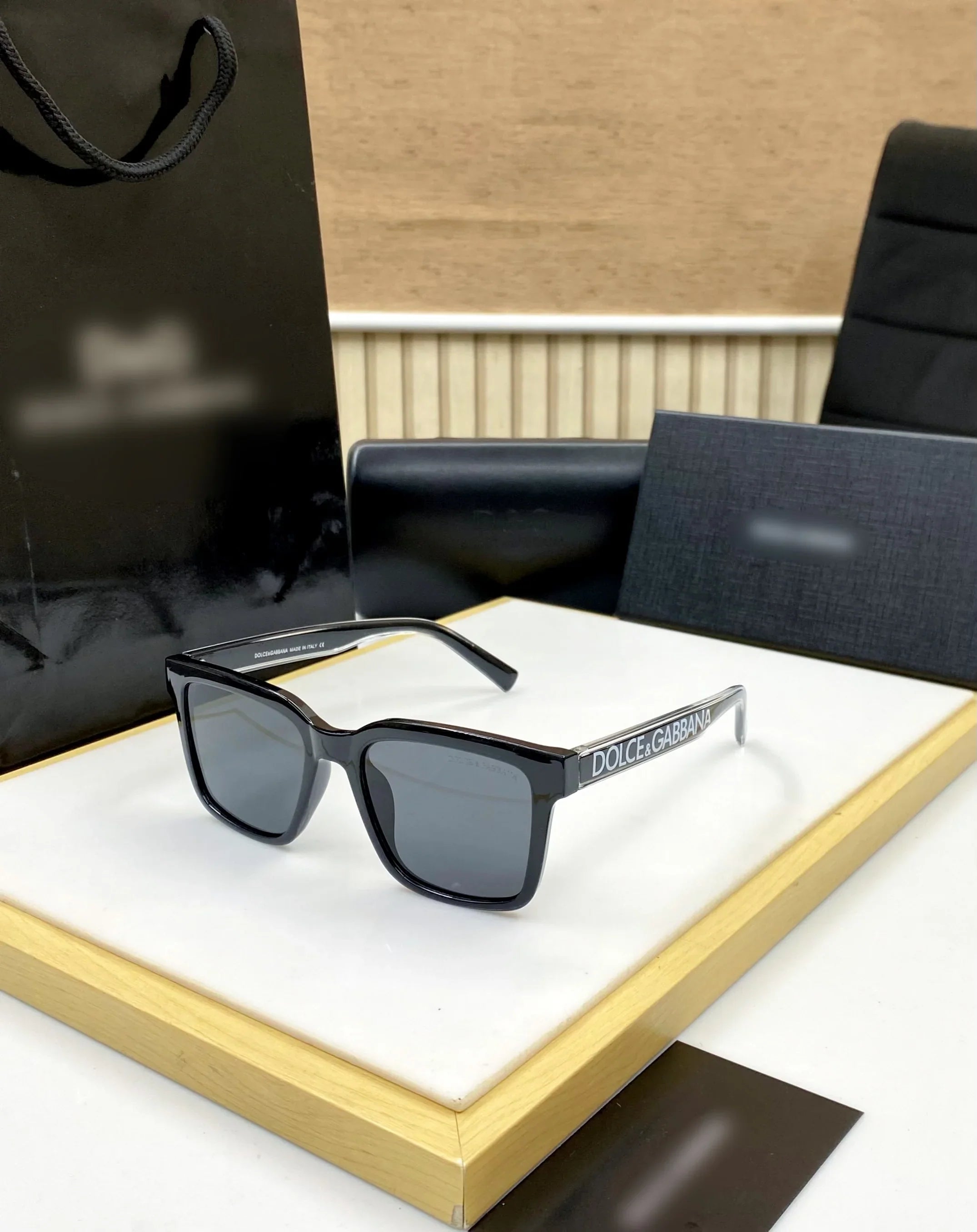 DG-5000  Glossy BLACK | Premium Fashion Eyewear