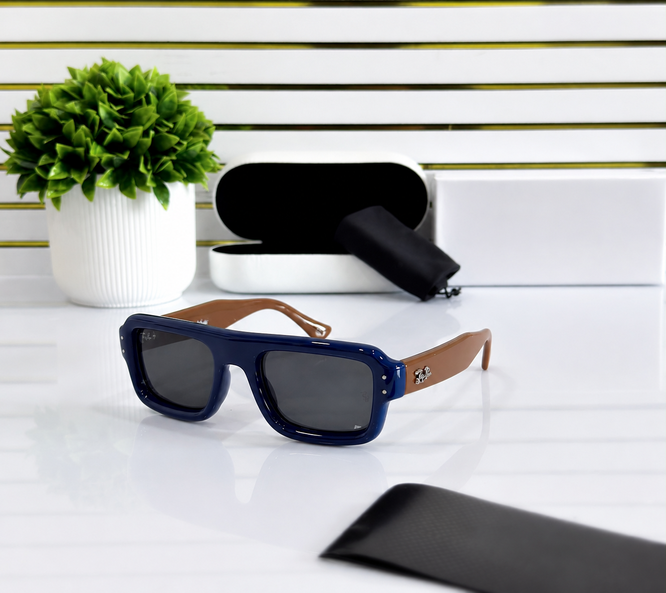 SK ROCKY EDITION(4954) - NAVY BLUE &amp; BROWN