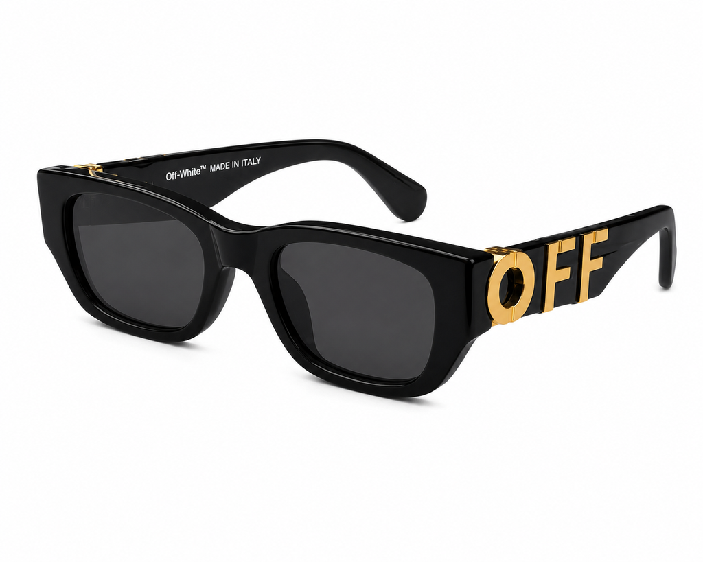 OFF-Black Gold Sunglasses