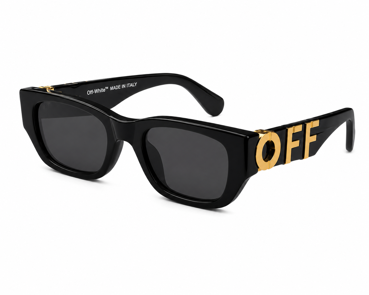 OFF-Black Gold Sunglasses
