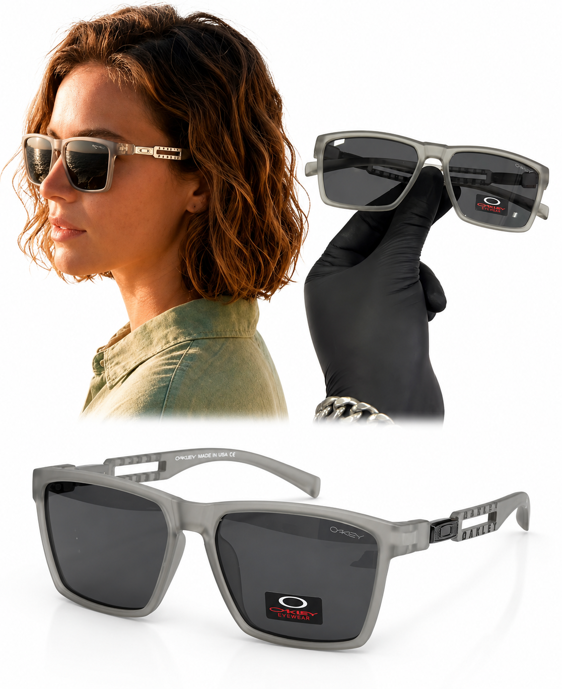 SV-2122 Transparent Polarized Square Sunglasses