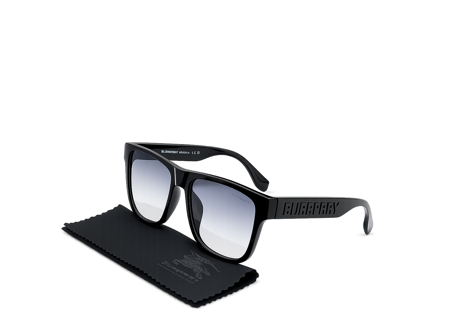 B-4321 Black Frame with Gradient Grey Lens