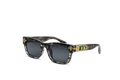 L-8898 Transparent Grey Frame with Black Lens