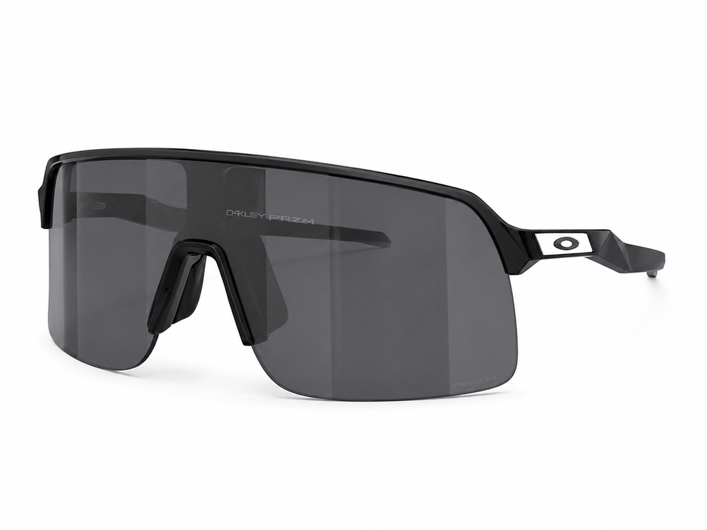 Oak Shield Black and White  Sport Sunglasses Black