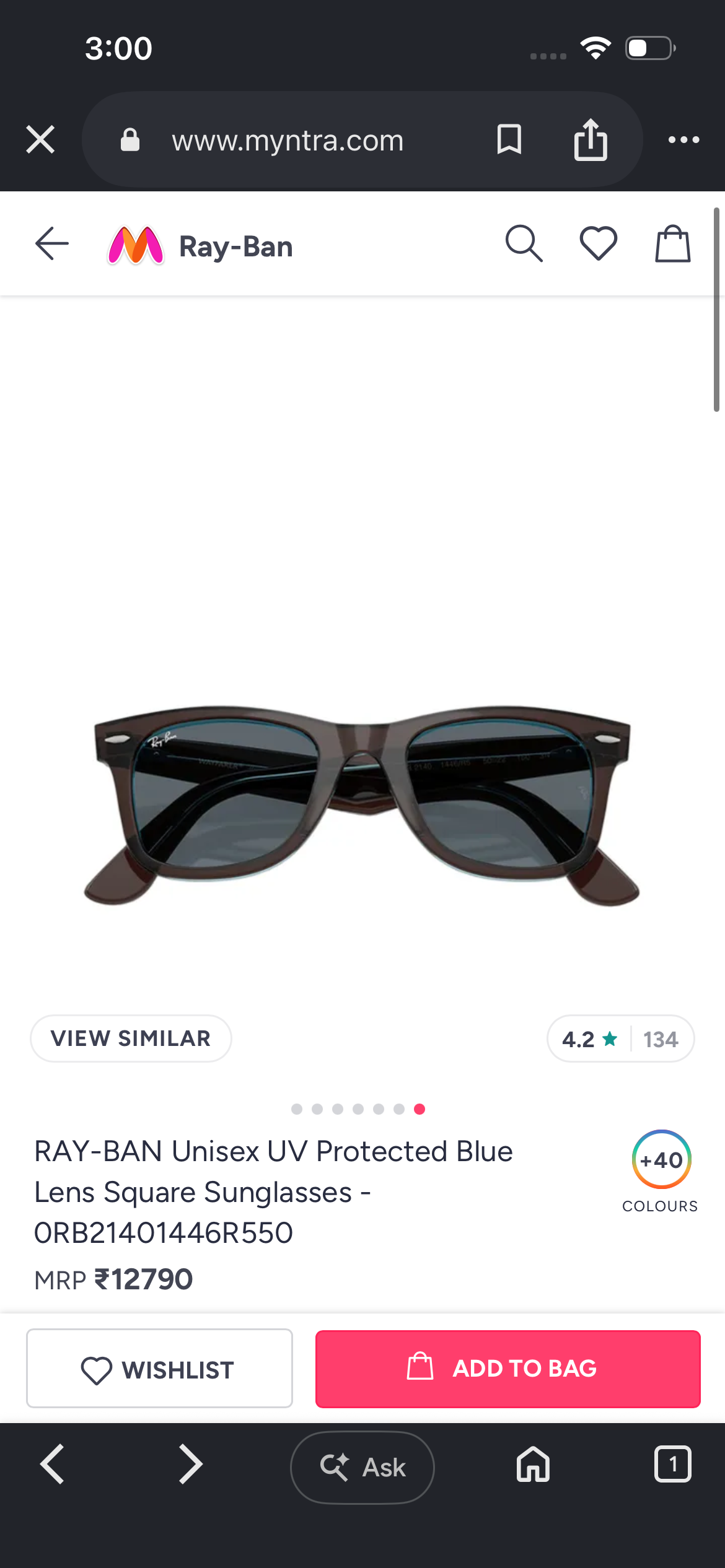 SK  -2140 (BLACK WITH BLUE BORDER)