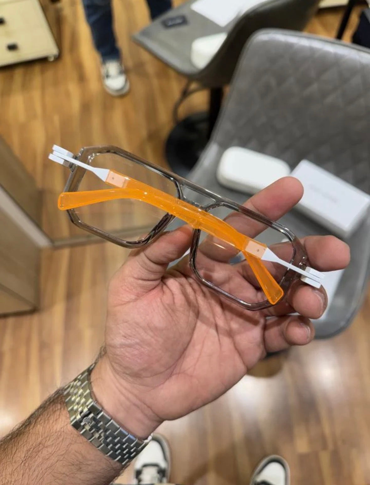 SK MJ- GREY ORANGE