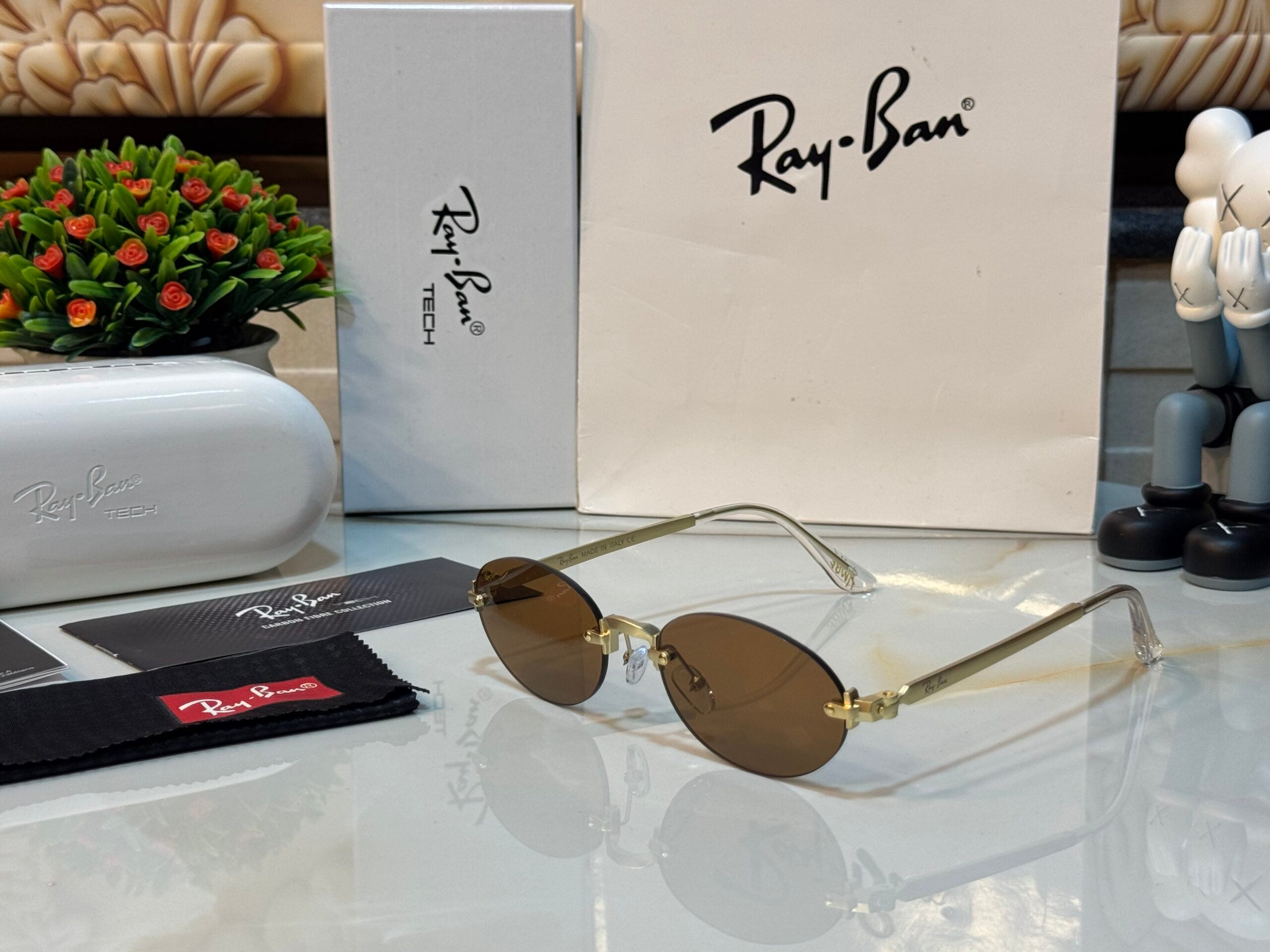 SK ASAP ROCKY EDITION GOLD BROWN OVAL