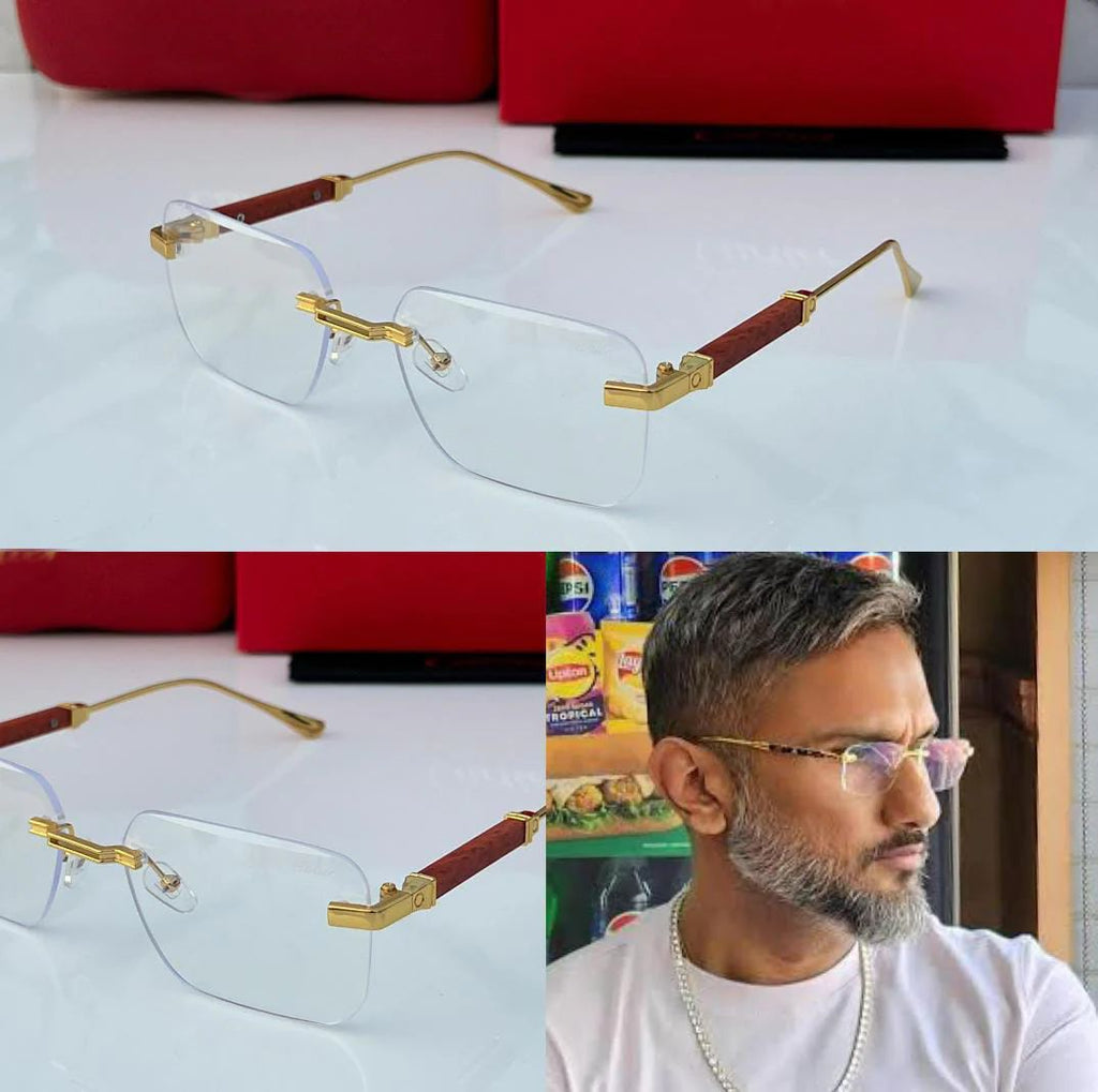 SV-2212  Transparent Rimless Luxury Sunglasses