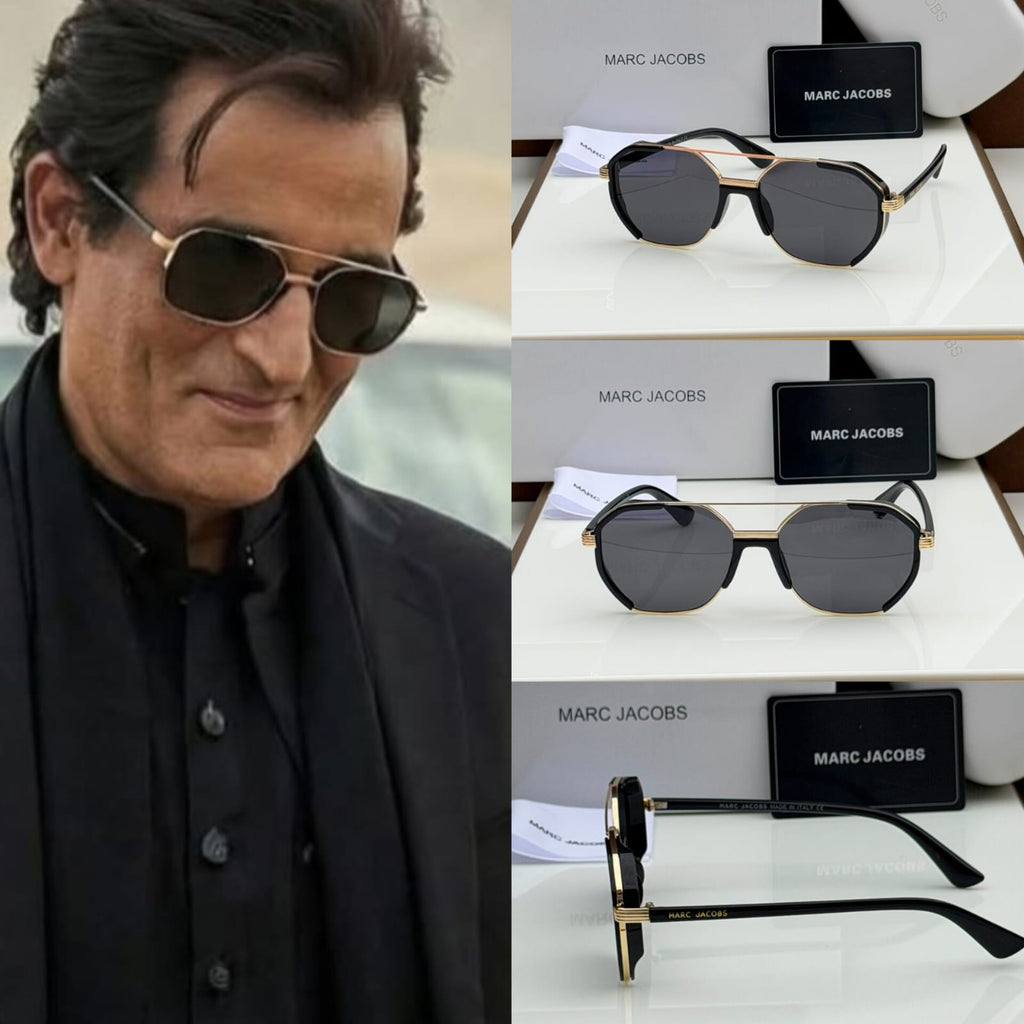 MJ-7977 Black with Black Lens