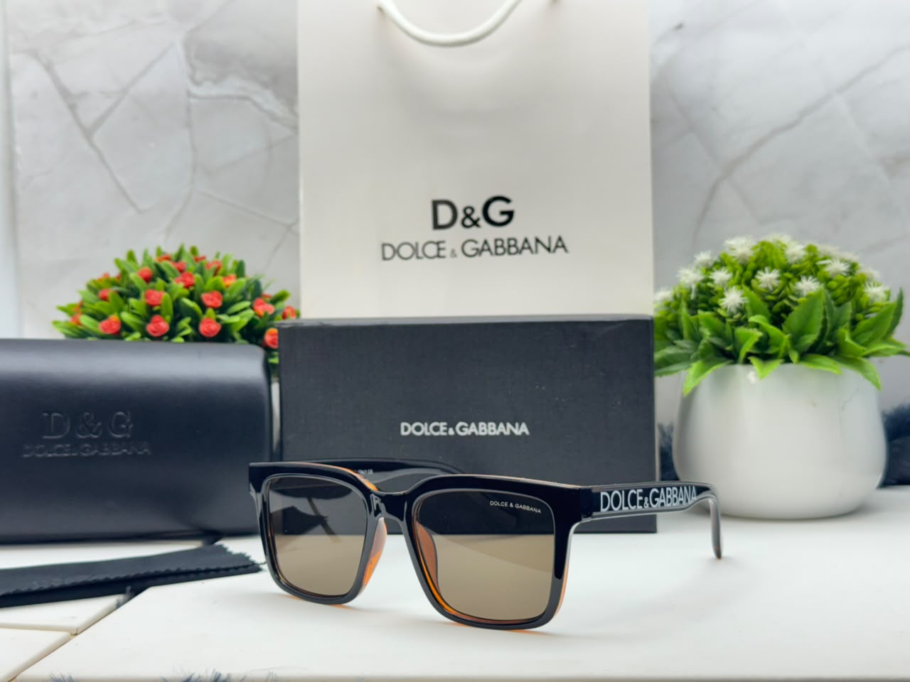 DG-5000  Glossy Brown | Premium Fashion Eyewear