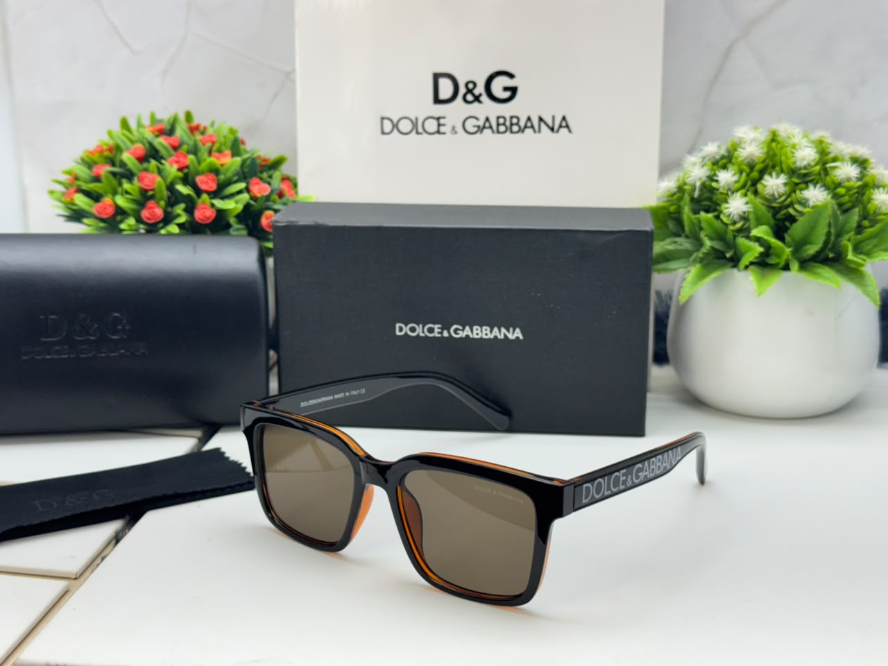 DG-5000  Glossy Brown | Premium Fashion Eyewear
