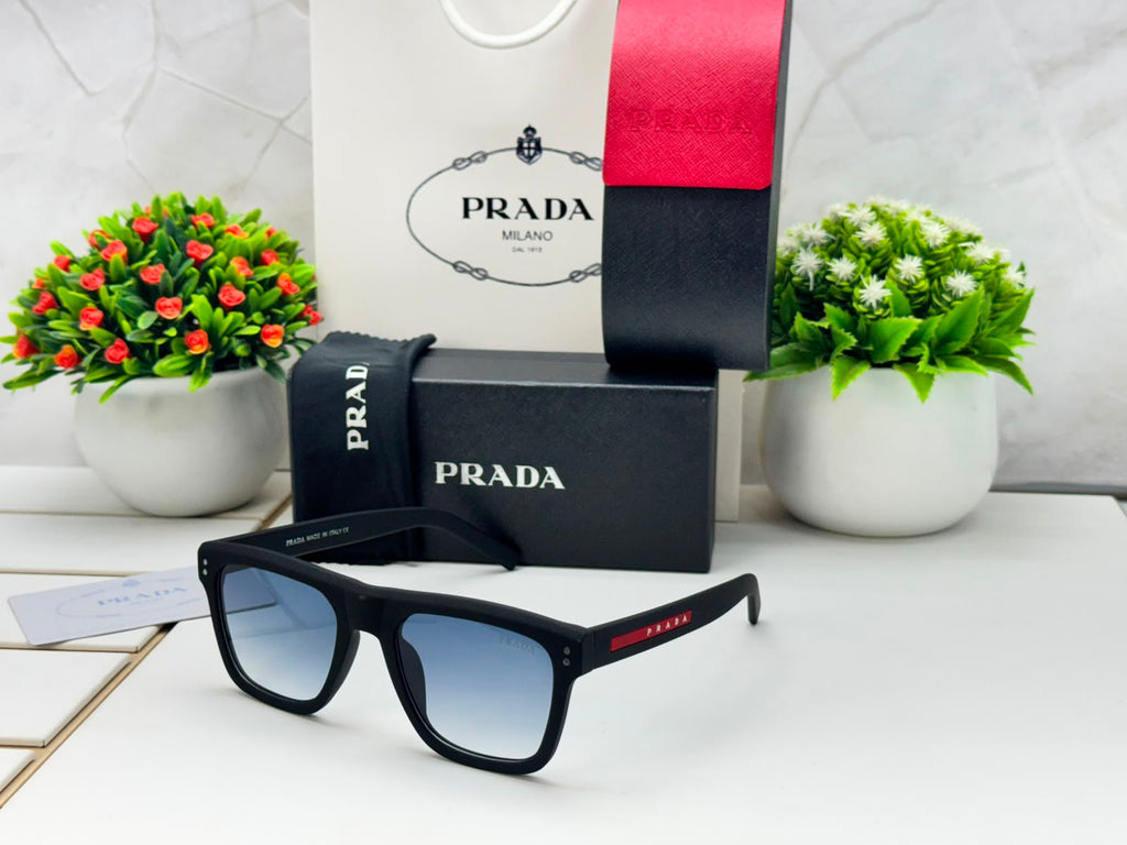 PD-666 Matte Black With Blue Lens