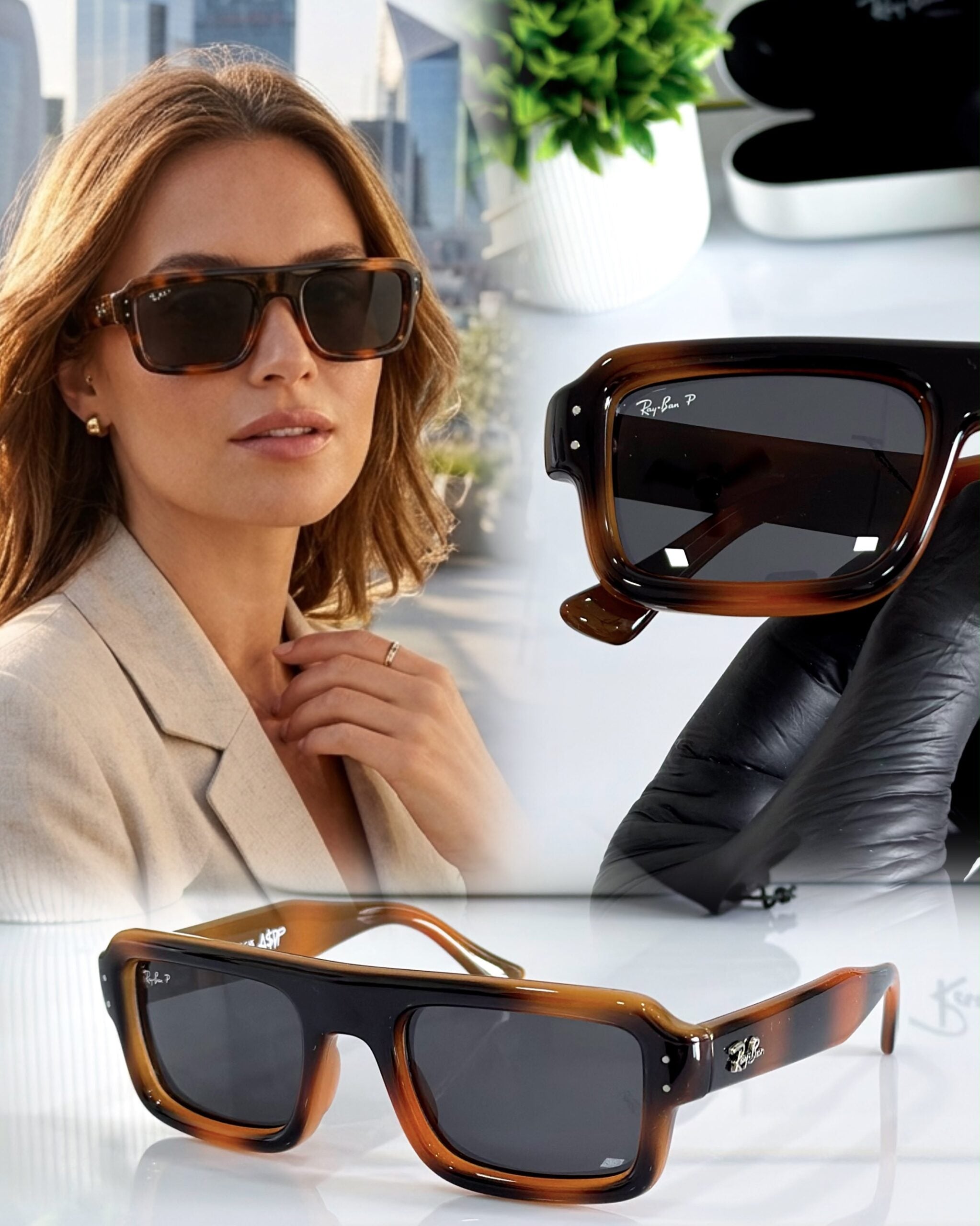 SK ROCKY EDITION(4954) - GLOSSY DARK TORTOISESHELL BROWN
