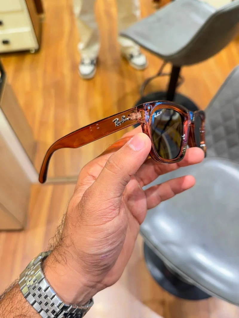SK 0502 2-Brown/ Green lens