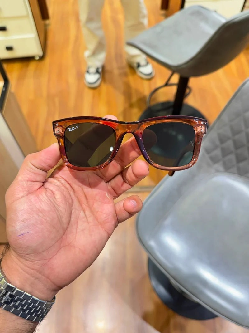 SK 0502 2-Brown/ Green lens